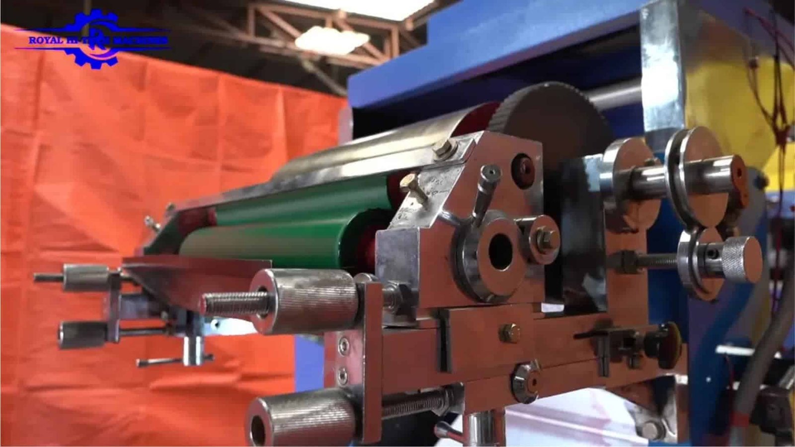 Double printing tissue paper embossing machine